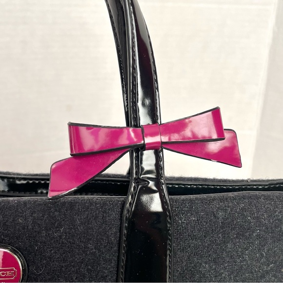 Coach Signature Wool Tote Bag - Picture 3 of 11